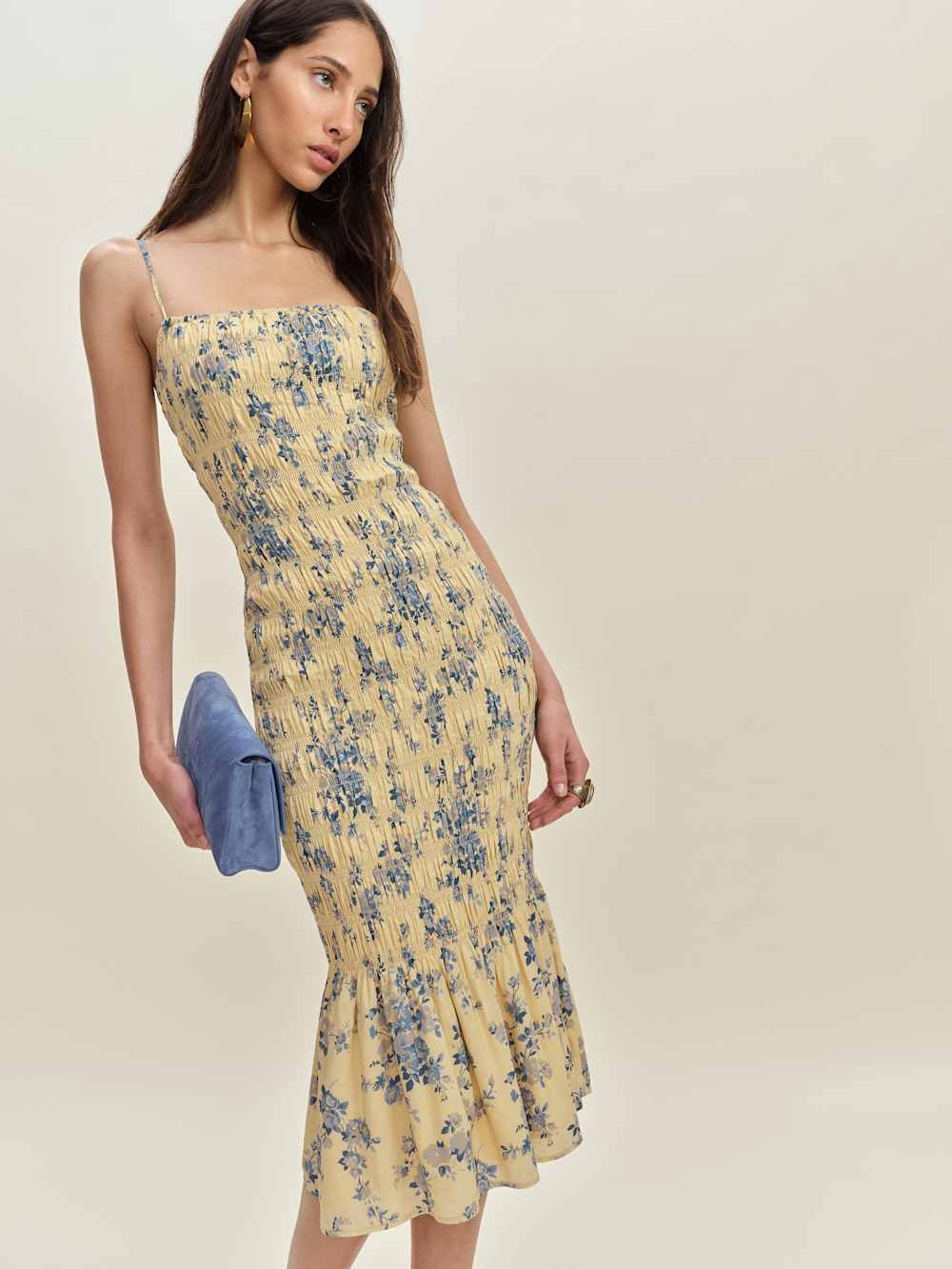 Reformation Seren Dress In Sabrina, NEW WITHOUT TAGS, NEVER WORN, NO FLAWS.